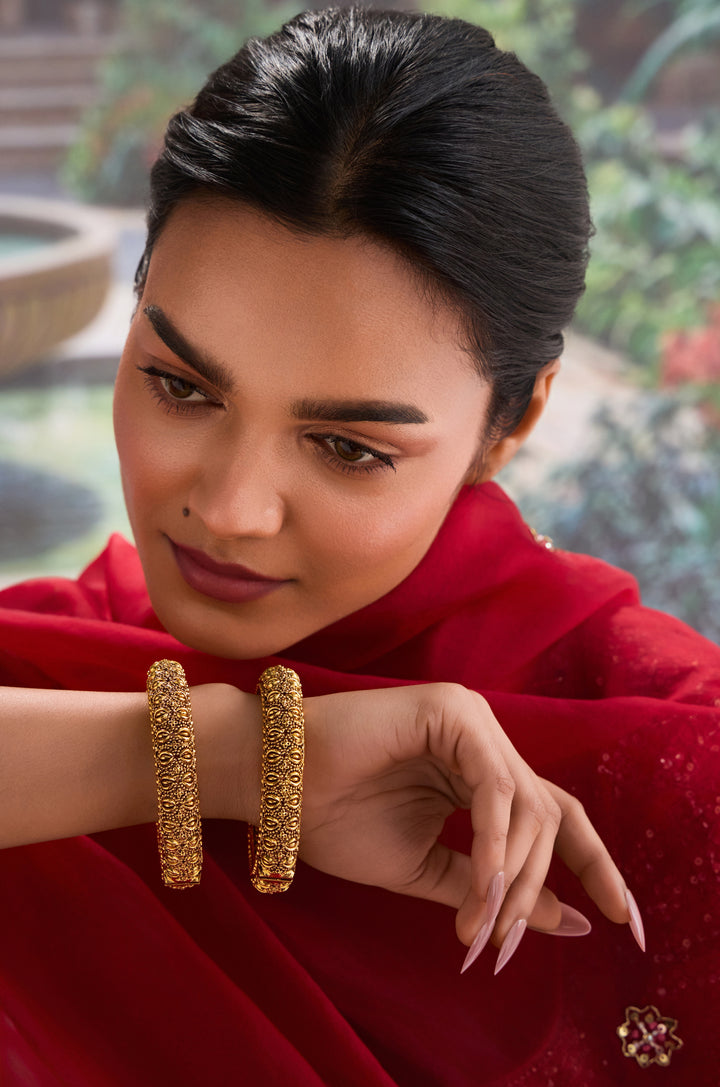 Jaya Temple Bangles - Set of 2