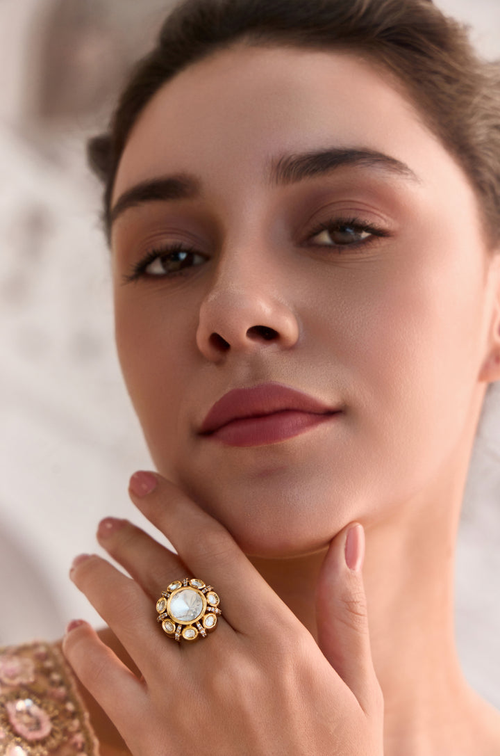 Kashi Victorian Polki Ring