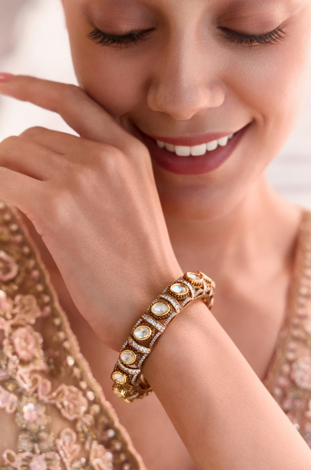 Mehrun Polki Bangle