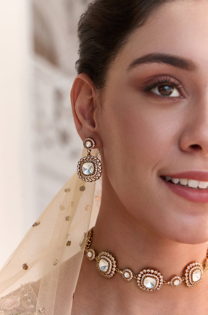 Aafreen Polki Necklace Set
