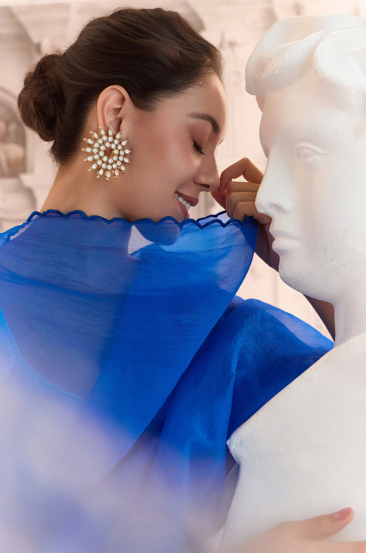 Iram Polki Statement Earrings