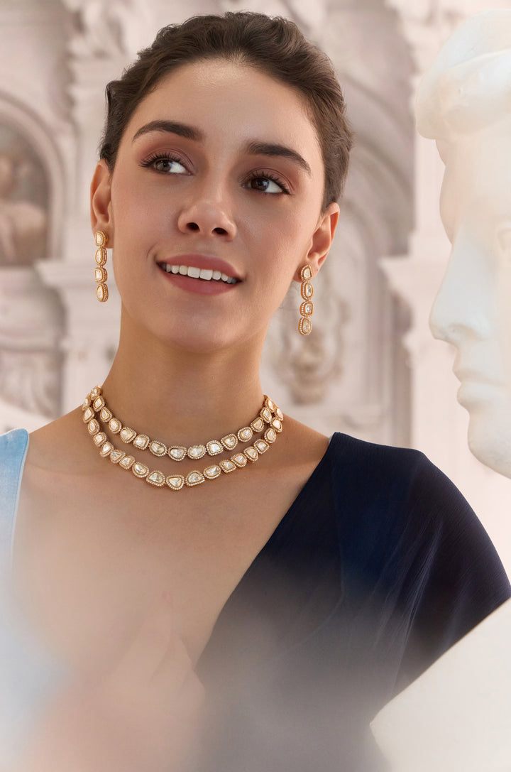 Aurelia Polki Necklace Set