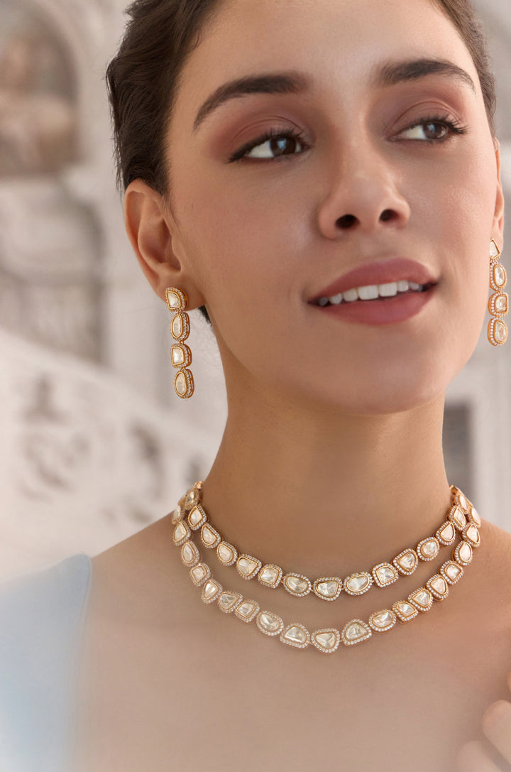 Aurelia Polki Necklace Set