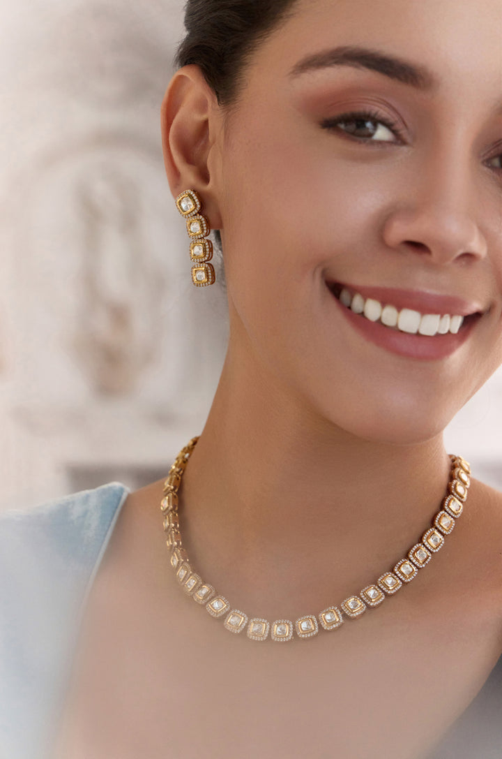 Veya Polki Necklace Set