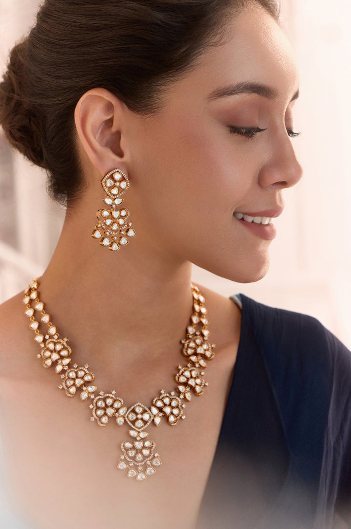 Mehrika Polki Necklace Set