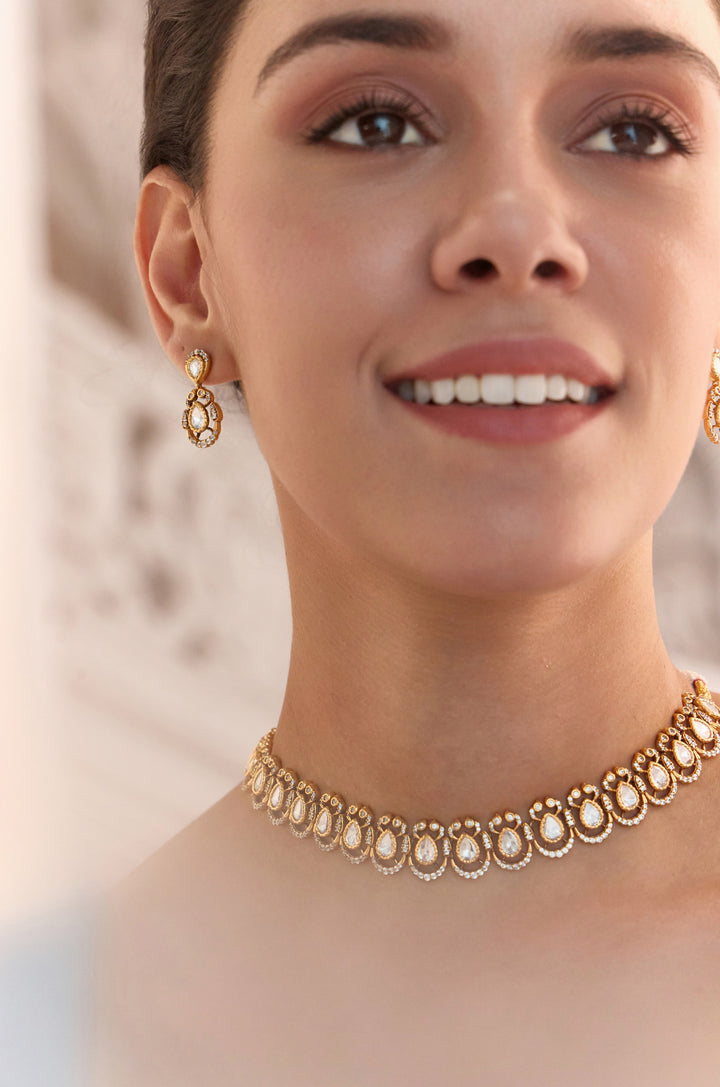 Meera Polki Necklace Set