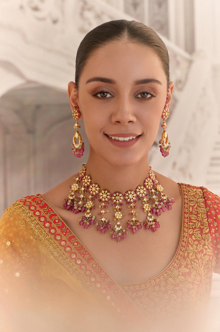 Shyamil Kundan Necklace Set