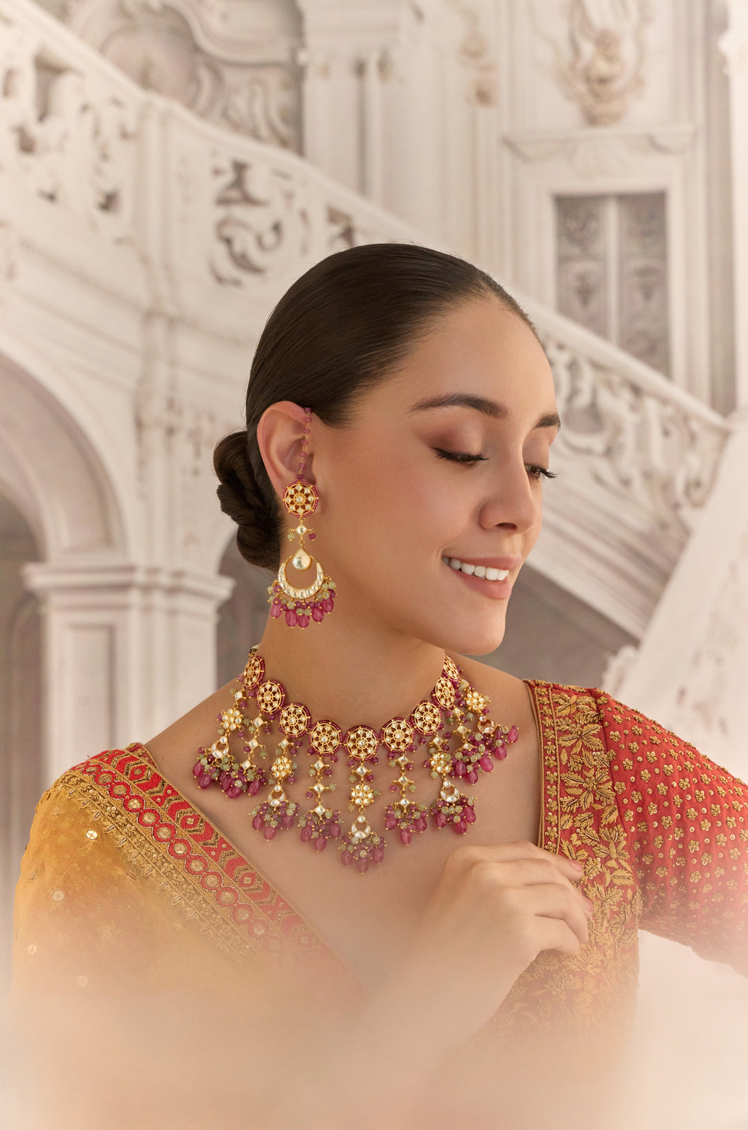 Shyamil Kundan Necklace Set
