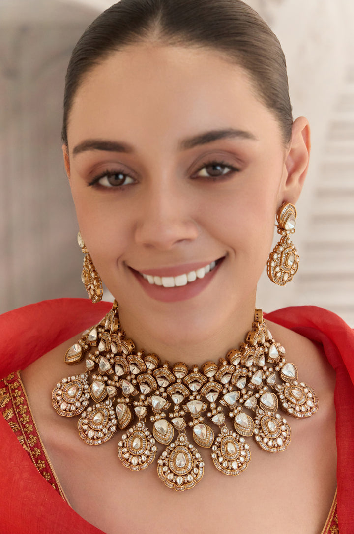 Aarika Polki Necklace Set