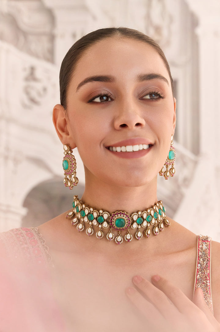 Arohi Polki Necklace Set