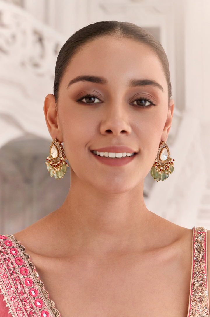 Bahar Polki Drop Earrings