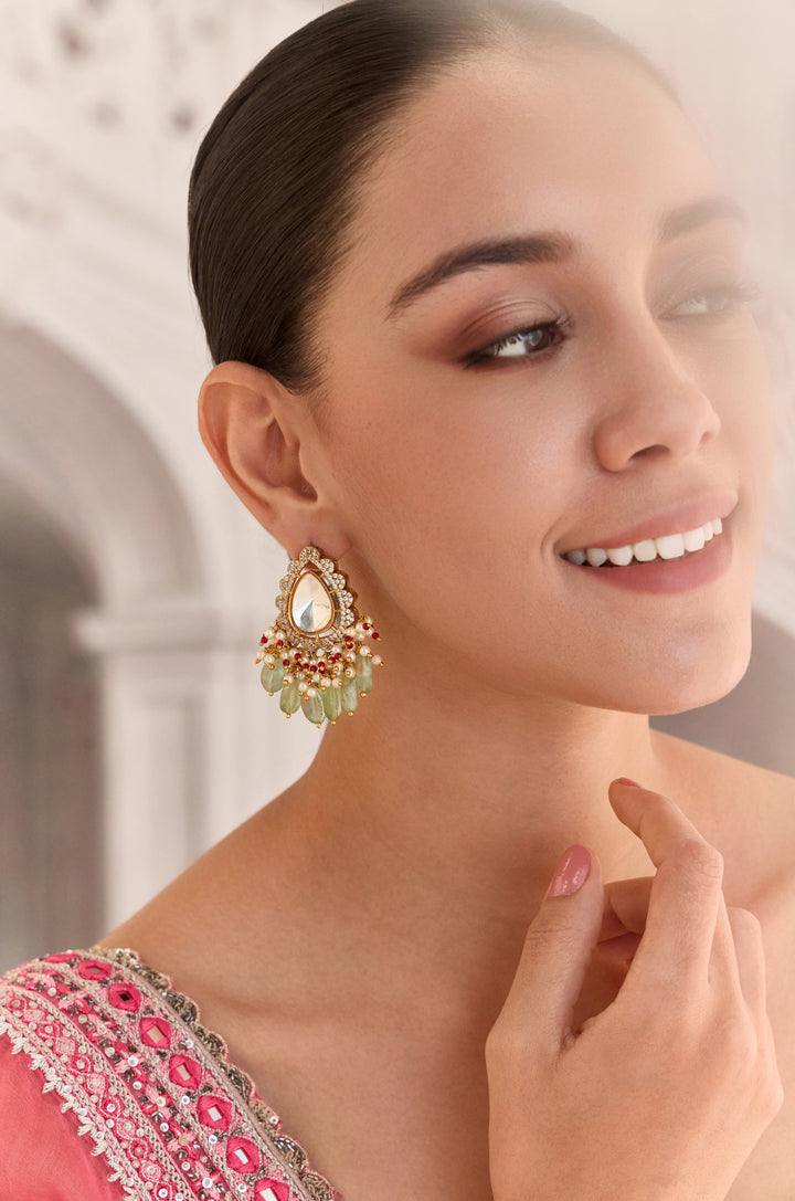 Bahar Polki Drop Earrings