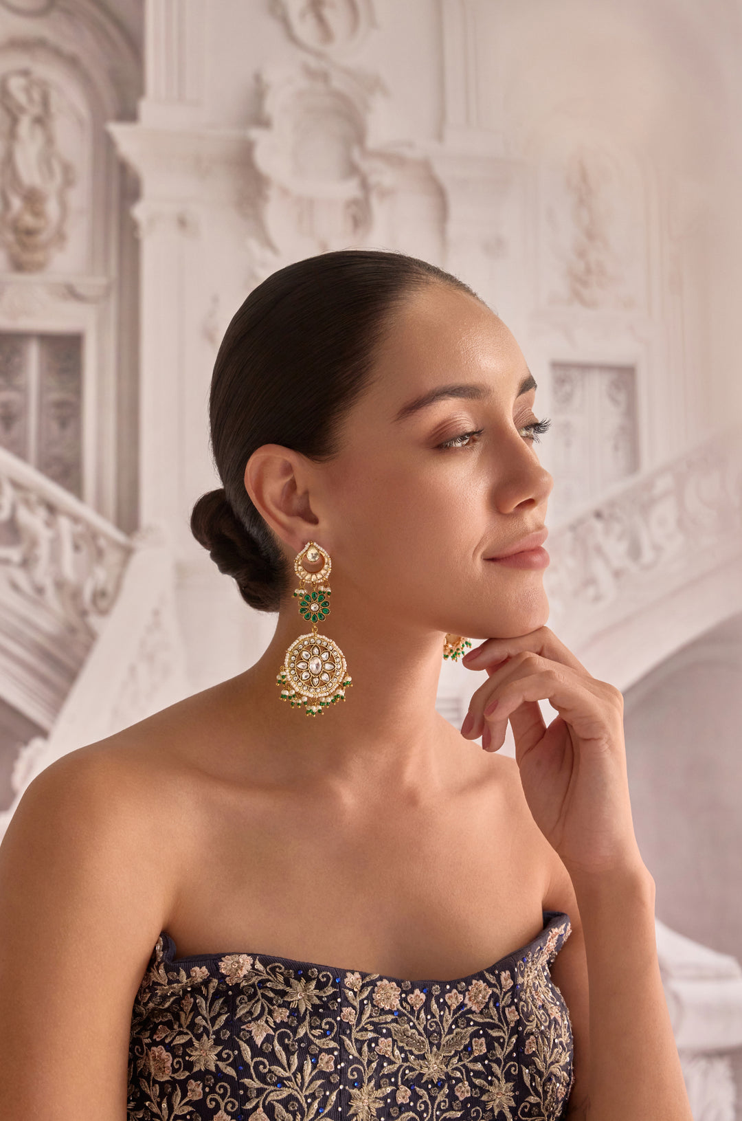 Morbagh Kundan Earrings