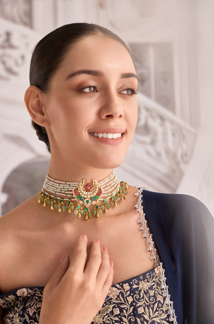 Ameera Kundan Choker Necklace