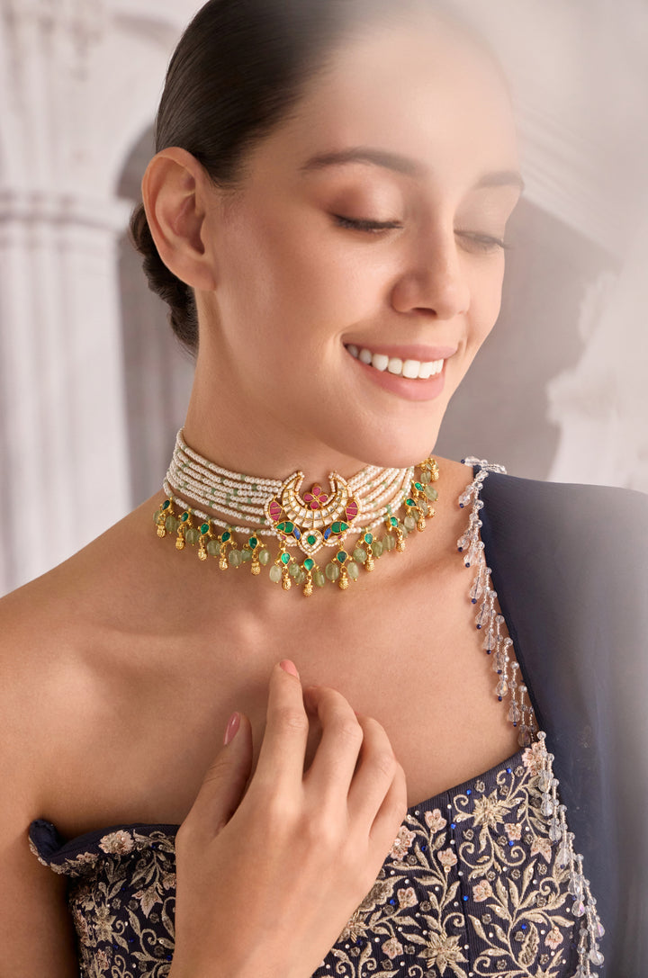 Ameera Kundan Choker Necklace
