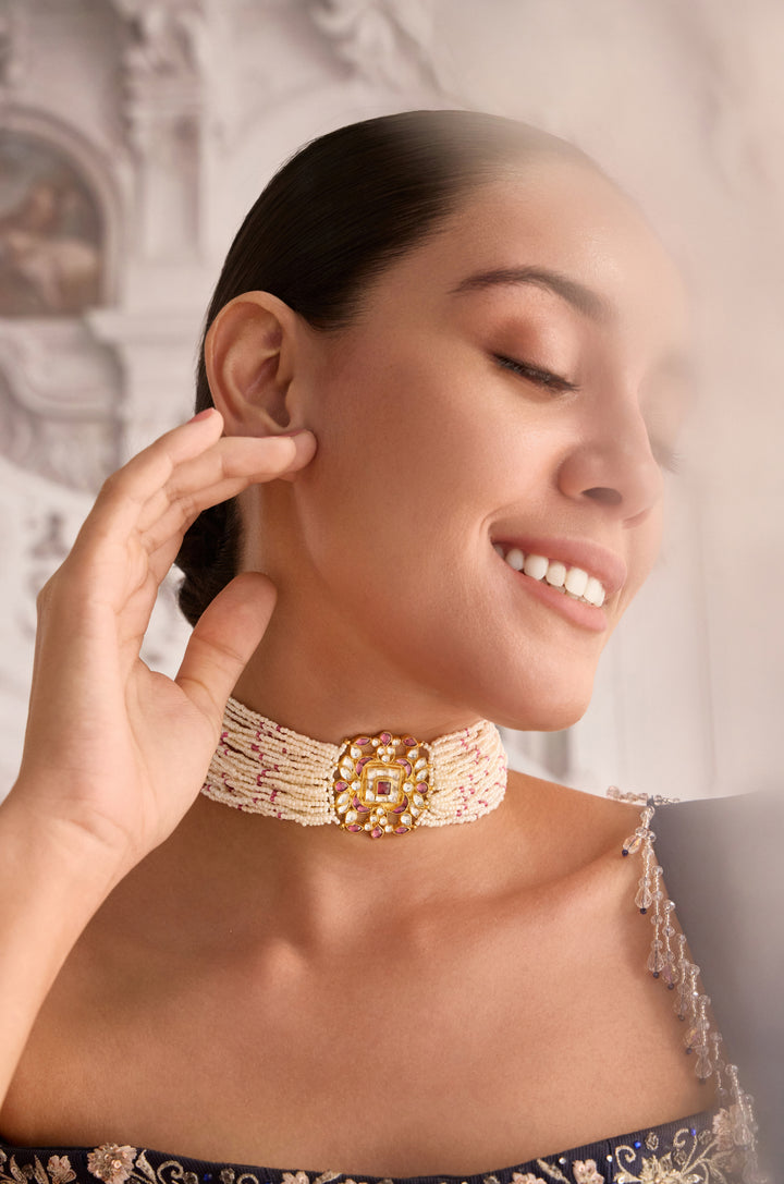 Mahjabeen Kundan Necklace