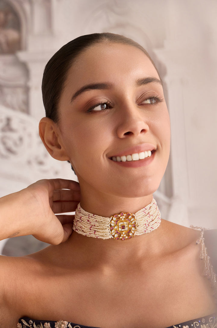 Mahjabeen Kundan Necklace