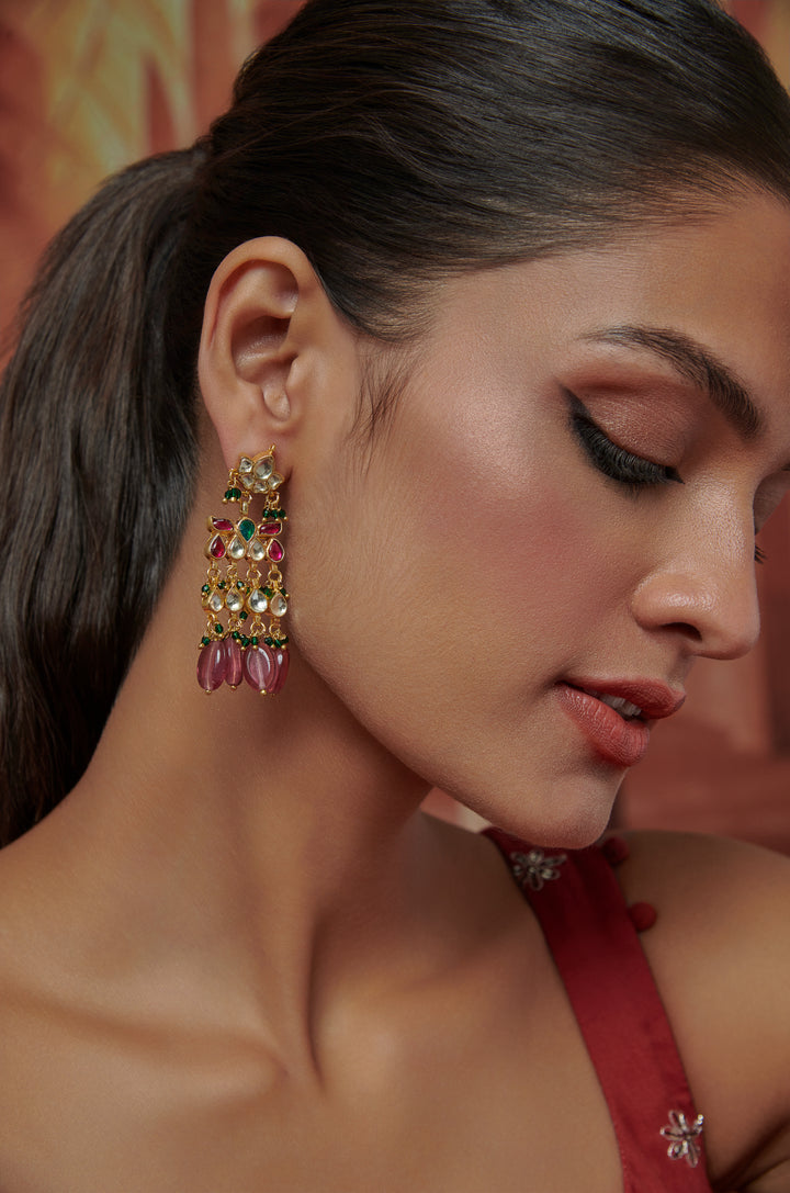 Saira Kundan Earrings