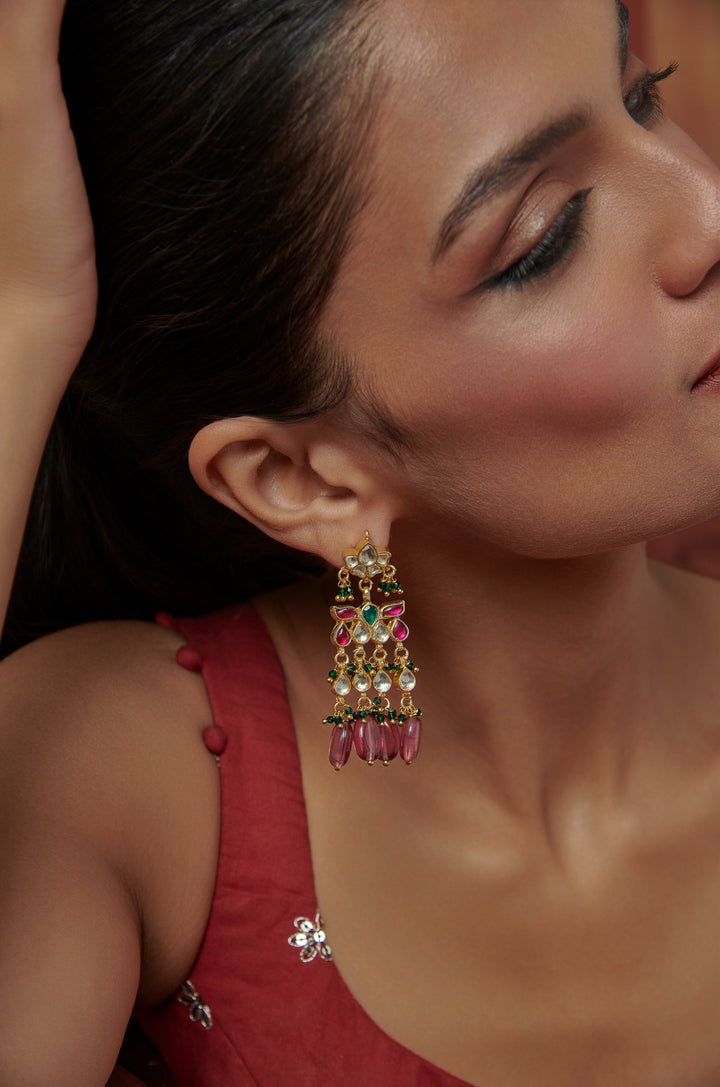 Saira Kundan Earrings