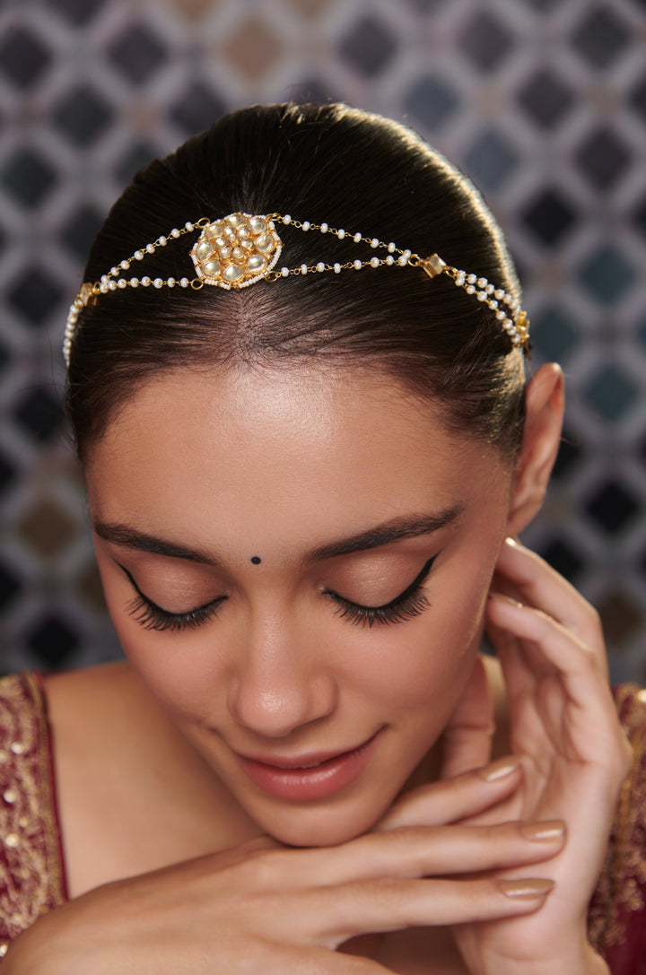 Prishi Kundan Head Band