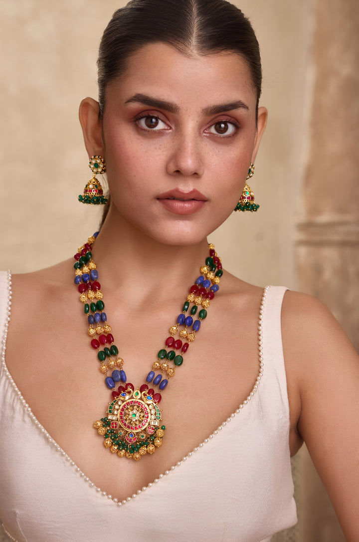 Medha Multicolored Necklace Set