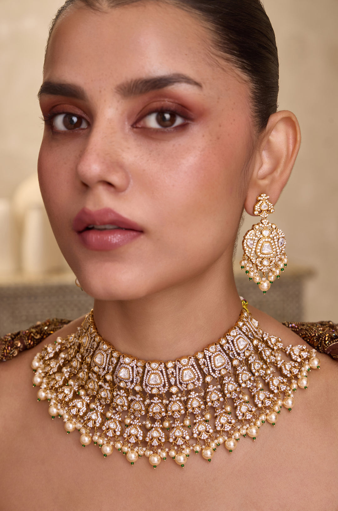 Serah Polki Necklace Set