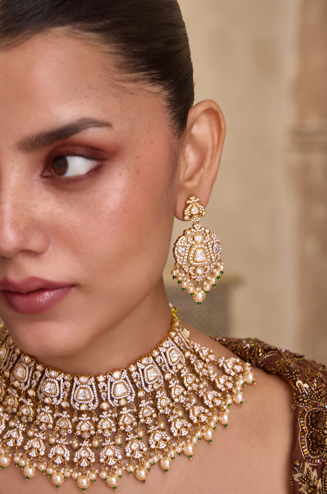 Serah Polki Necklace Set