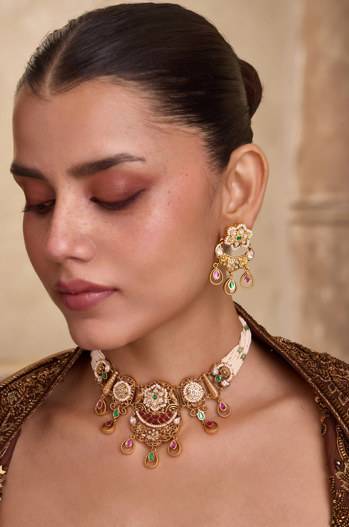 Dhaara Kundan Necklace Set