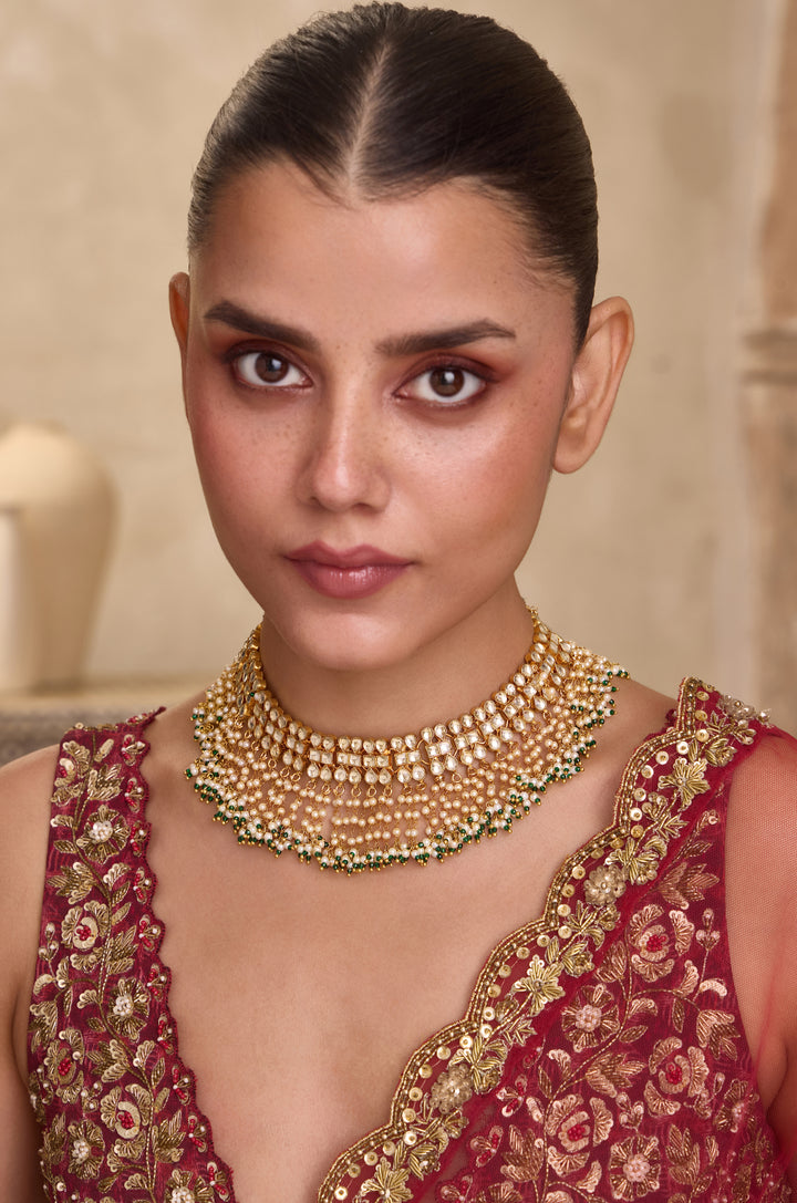 Eesha Kundan Pearls Necklace