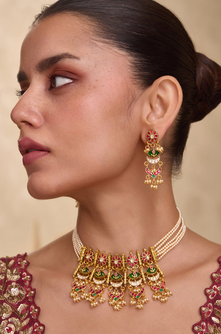 Roohi Kundan Necklace Set