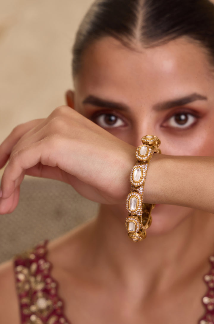 Zarqa Polki Bangle