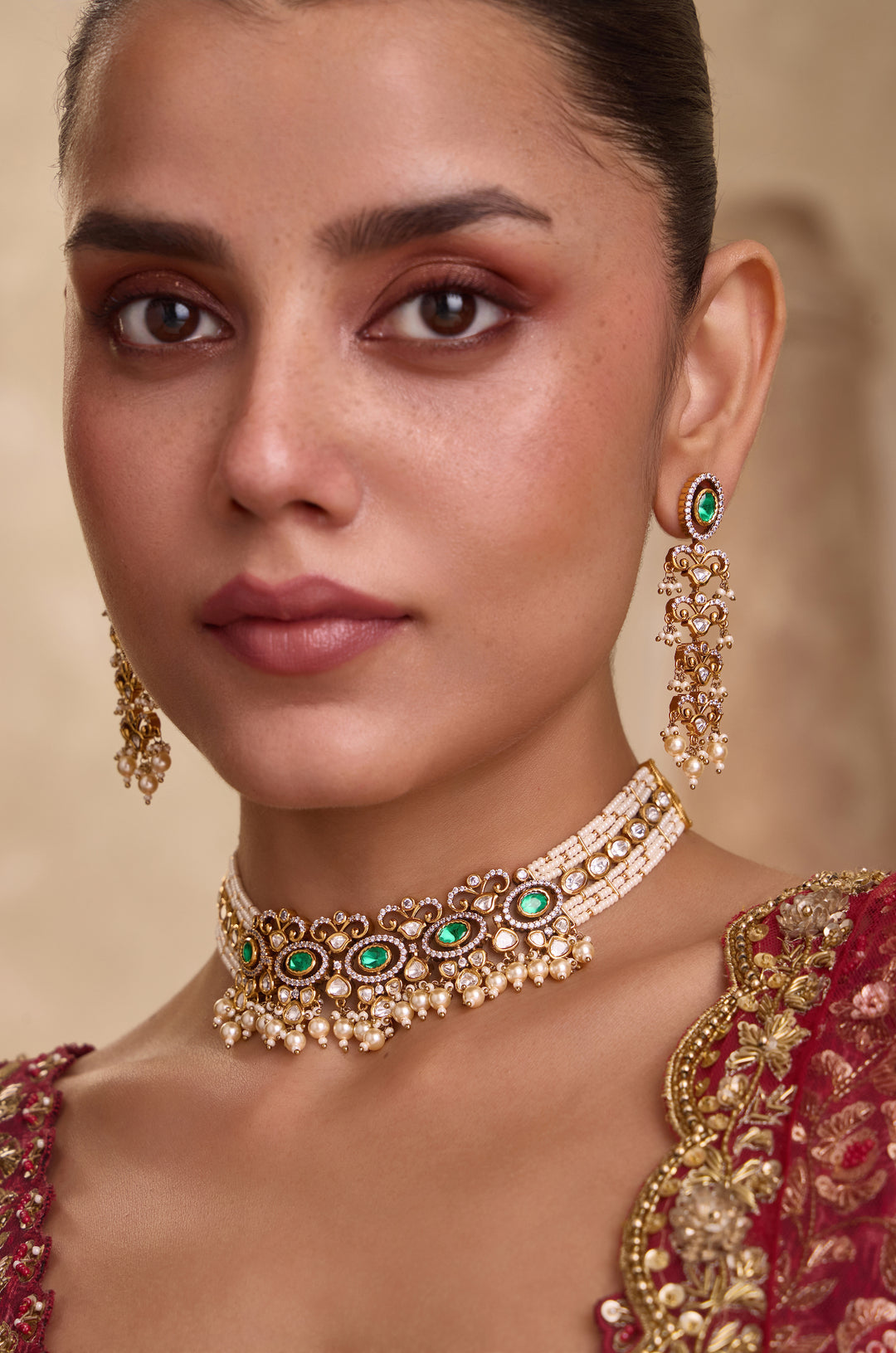 Ridhita Polki Necklace Set