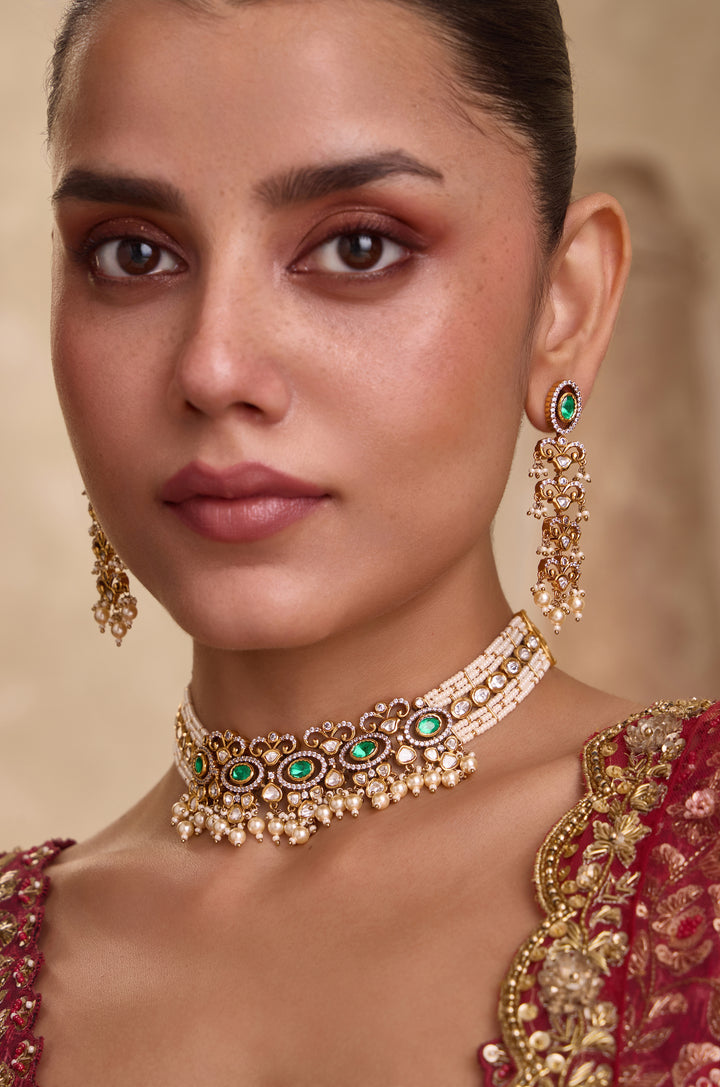 Ridhita Polki Necklace Set