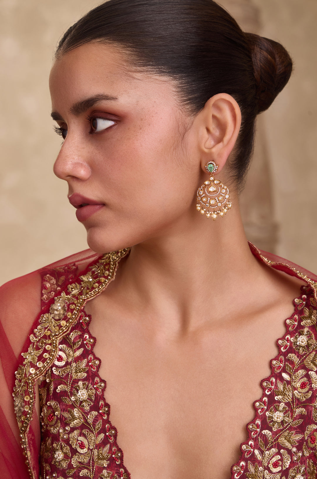 Nayra Polki Earrings