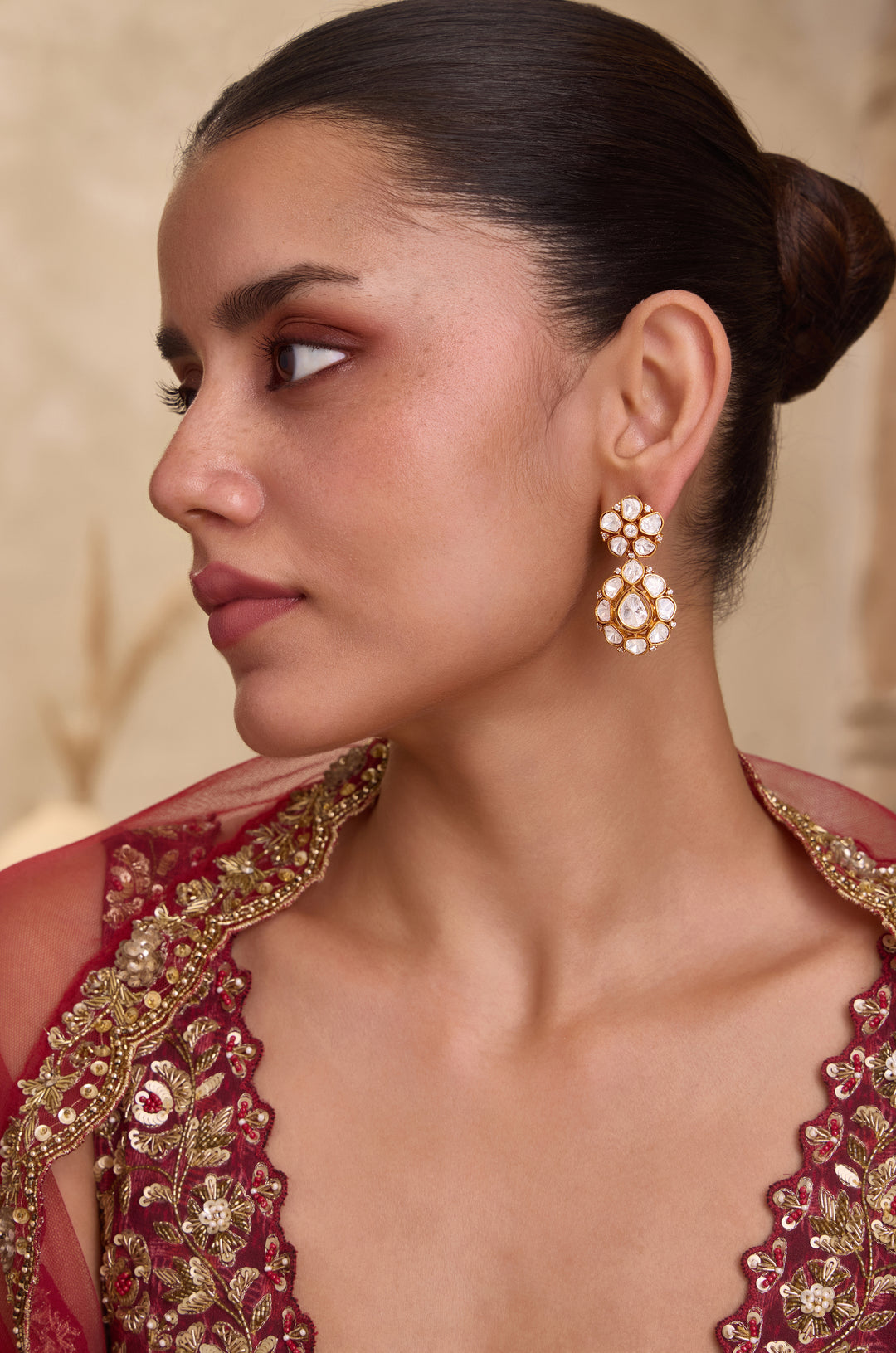 Reeha Polki Earrings