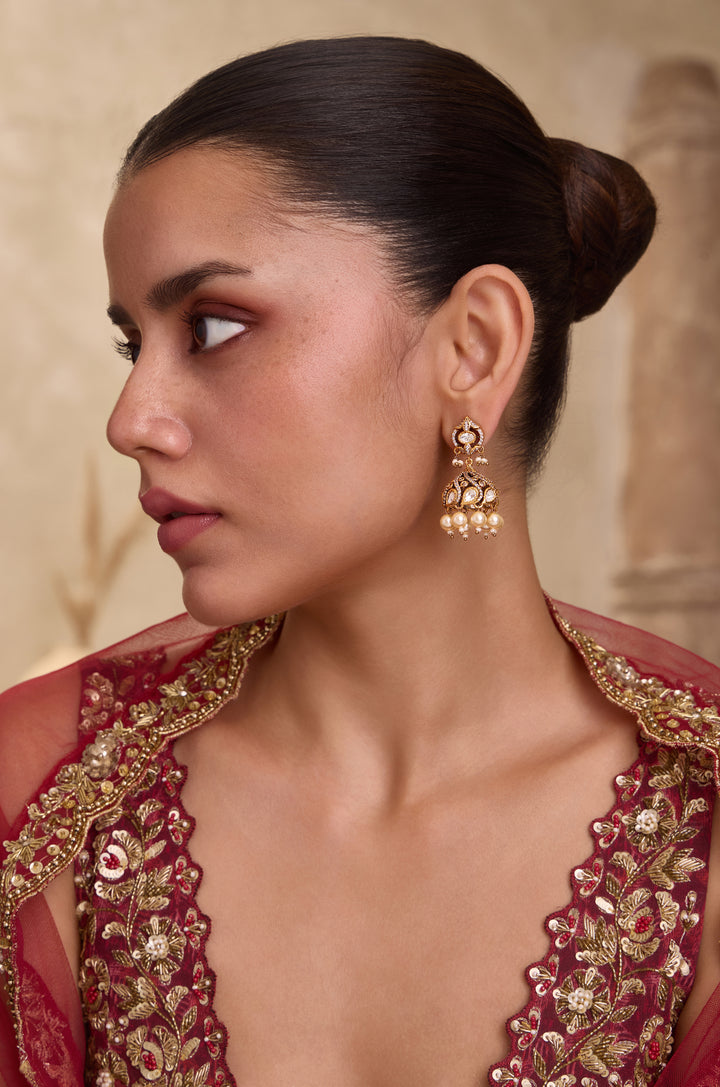 Emma Polki Jhumka Earrings