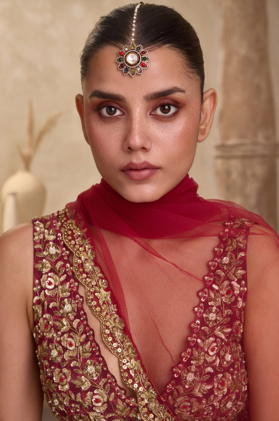 Seerat Multicolored Maangtikka