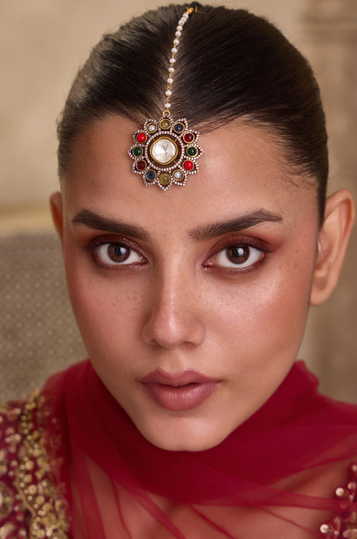 Seerat Multicolored Maangtikka