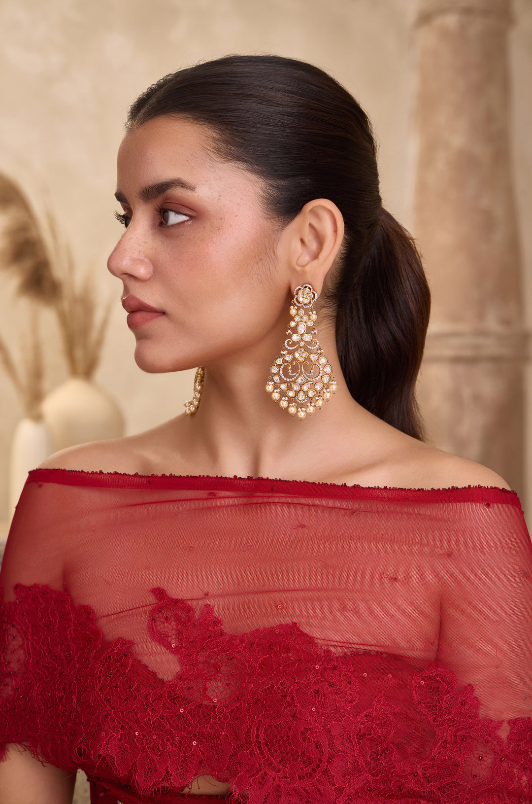 Priha Polki Necklace Set