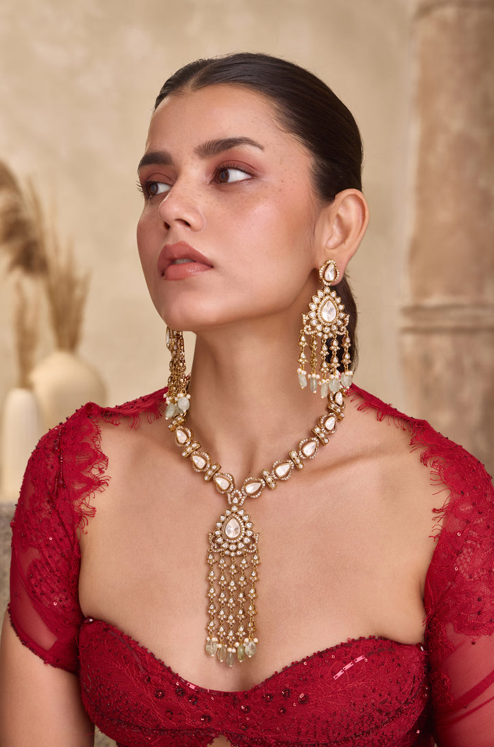 Farida Polki Necklace Set