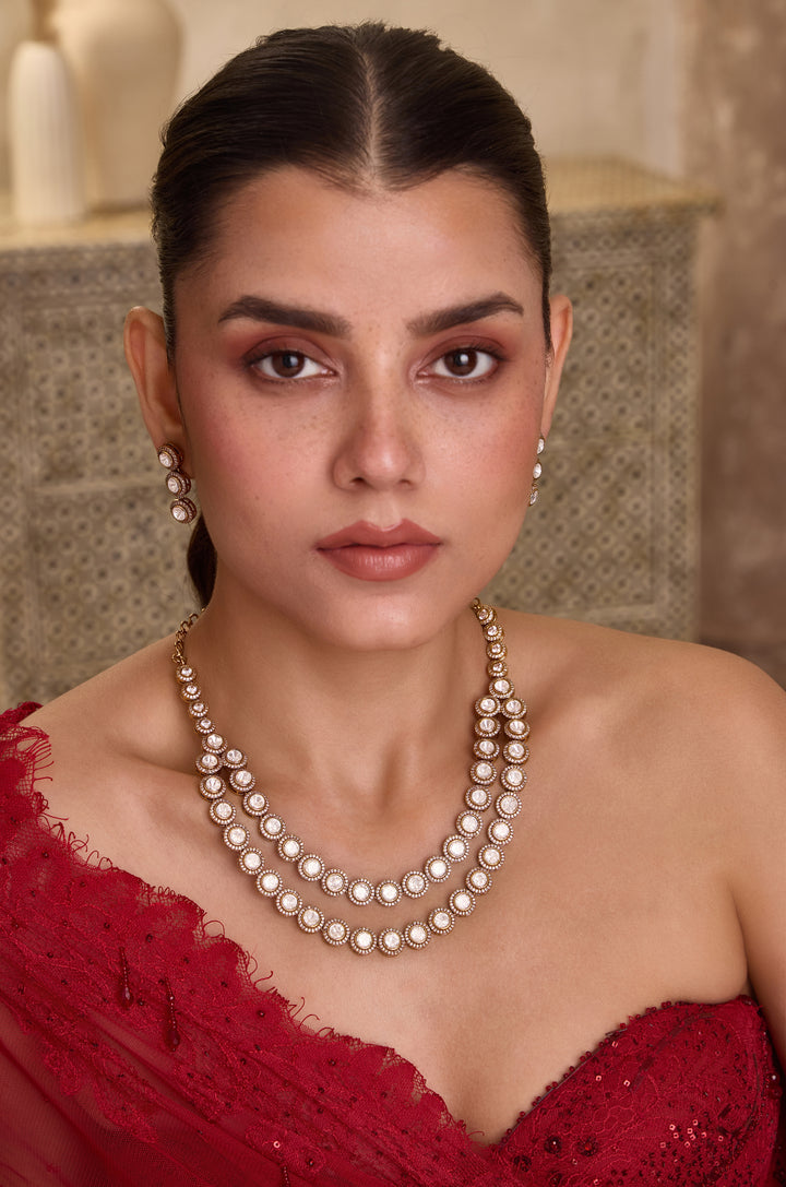 Aarohi Layered Polki Set