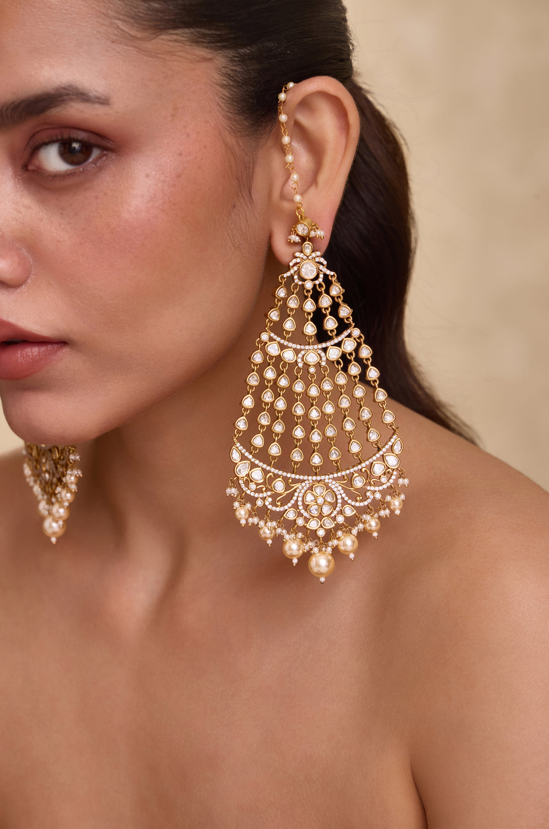 Tarini Polki Statement Earrings