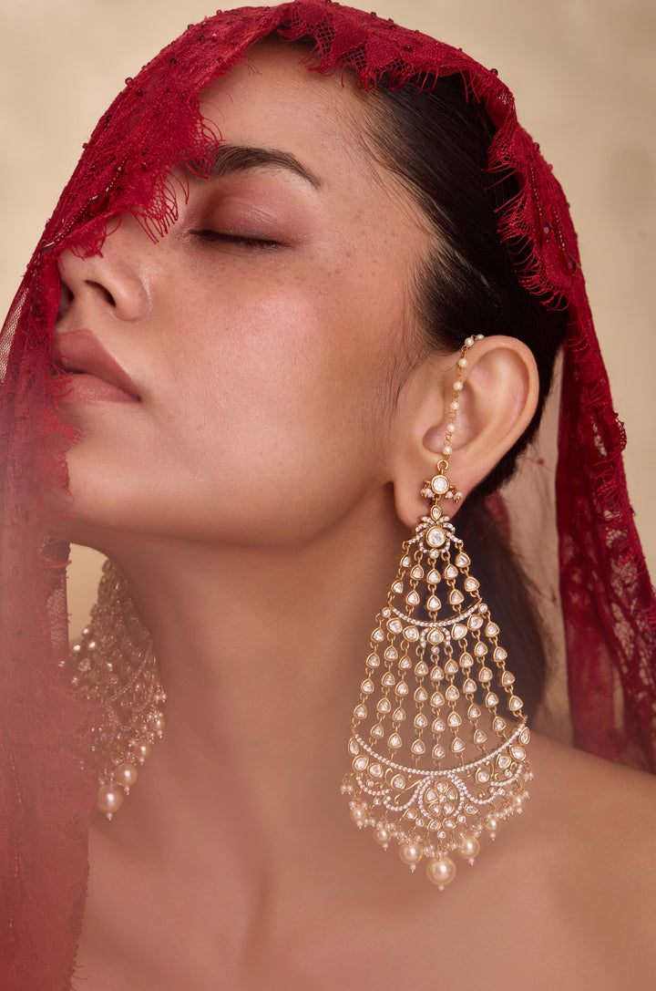 Tarini Polki Statement Earrings