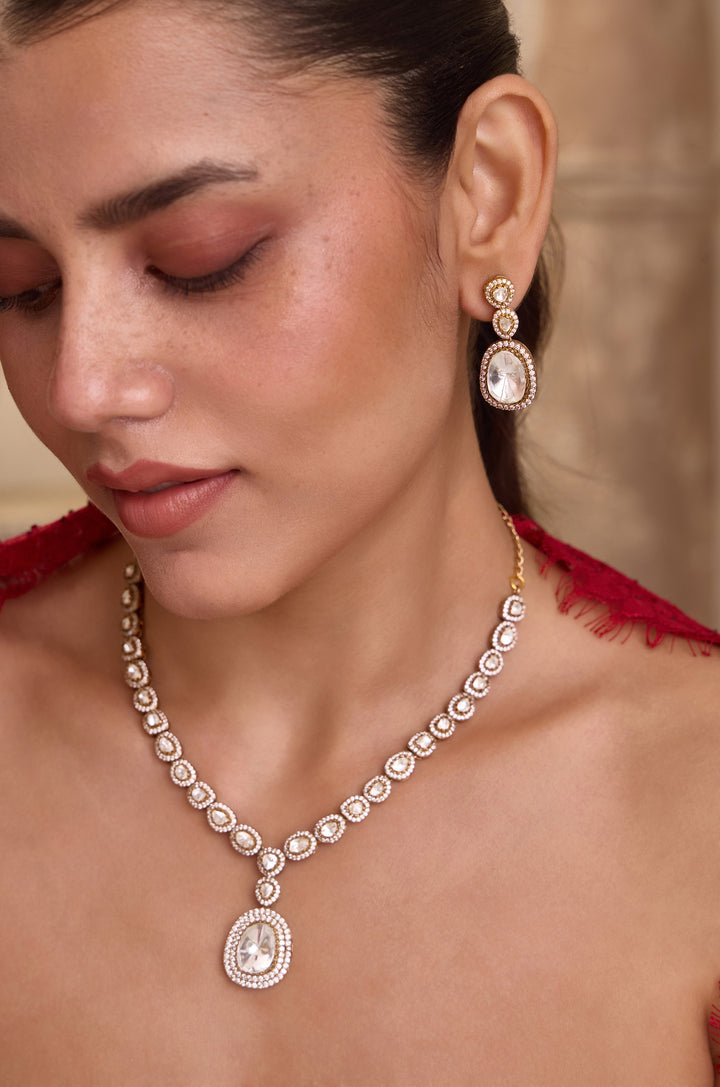 Nishtha Polki Necklace Set