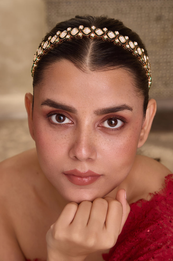 Inayat Green Polki Headband