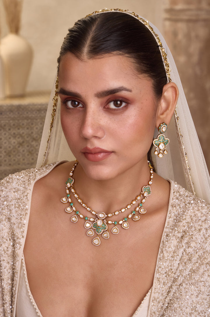 Anisha Polki Necklace Set