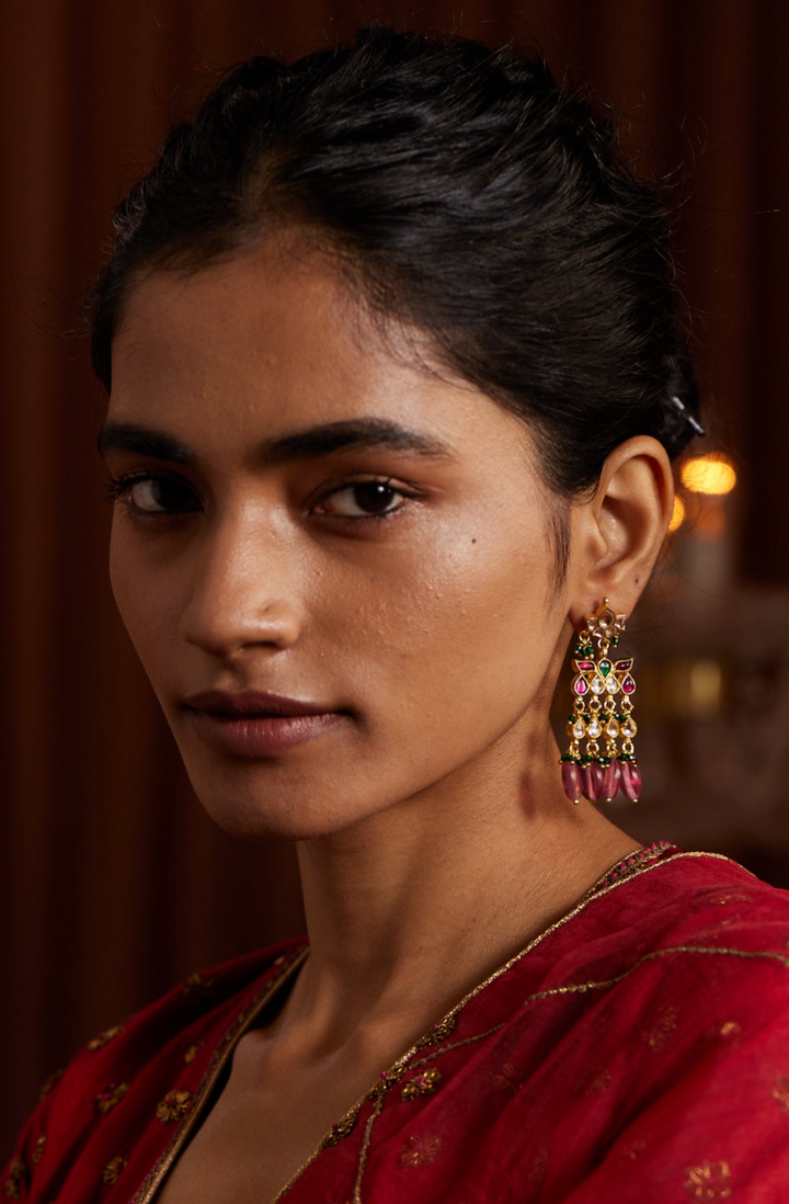 Saira Kundan Earrings