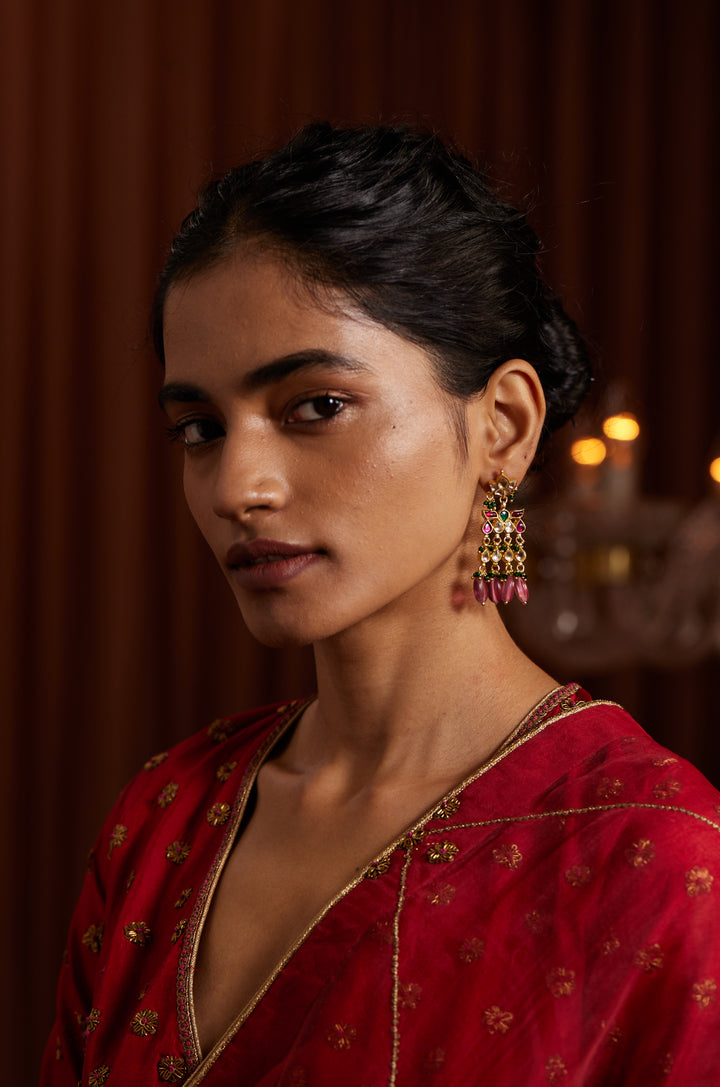 Saira Kundan Earrings