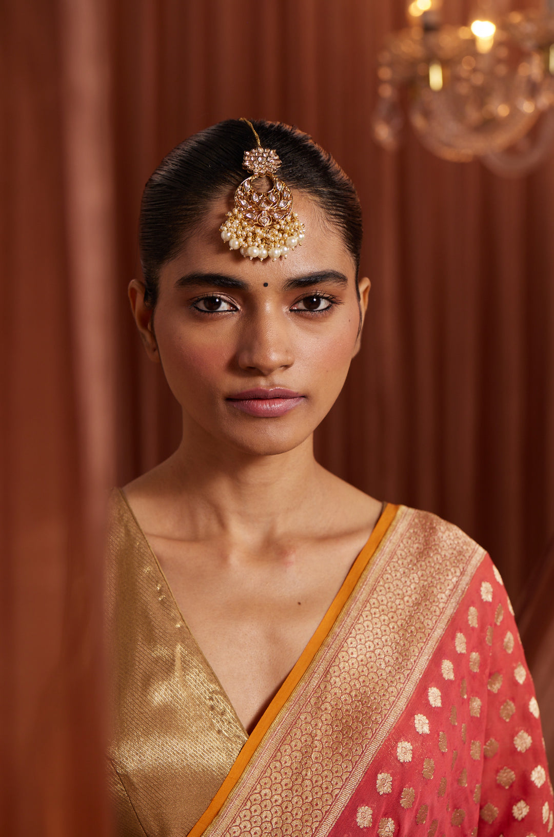 Helen Polki Maang tikka