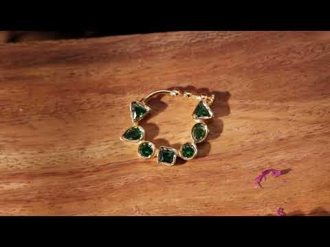 Sona Green Polki Nosepin